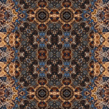 Kusursuz soyut desen. Kusursuz soyut bir arkaplan. Kaotik doku. Mandala