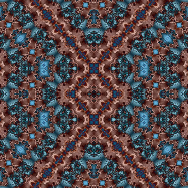 Kusursuz soyut desen. Kusursuz soyut bir arkaplan. Kaotik doku. Mandala