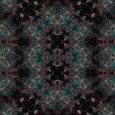 Kusursuz soyut desen. Kusursuz soyut bir arkaplan. Kaotik doku. Mandala