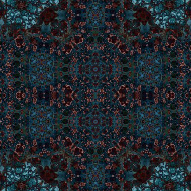 Seamless abstract pattern. Seamless abstract background. Chaotic texture. Mandala