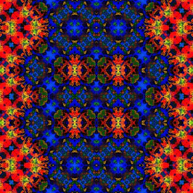 Kusursuz soyut desen. Kusursuz soyut bir arkaplan. Kaotik doku. Mandala