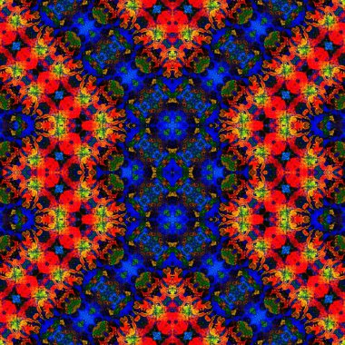 Kusursuz soyut desen. Kusursuz soyut bir arkaplan. Kaotik doku. Mandala