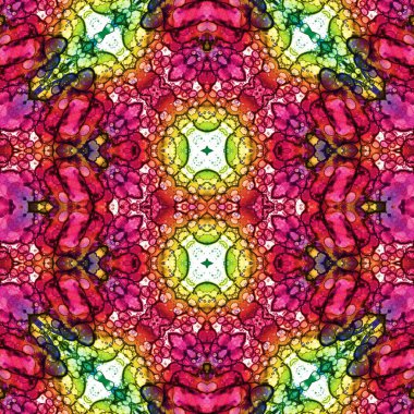 Kusursuz soyut desen. Kusursuz soyut bir arkaplan. Kaotik doku. Mandala