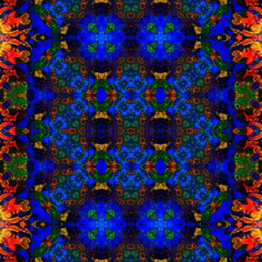 Kusursuz soyut desen. Kusursuz soyut bir arkaplan. Kaotik doku. Mandala