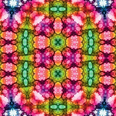 Kusursuz soyut desen. Kusursuz soyut bir arkaplan. Kaotik doku. Mandala