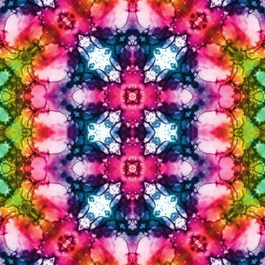 Kusursuz soyut desen. Kusursuz soyut bir arkaplan. Kaotik doku. Mandala