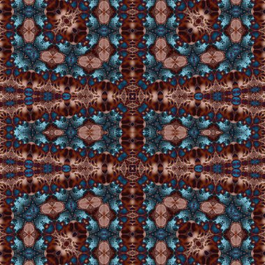 Kusursuz soyut desen. Kusursuz soyut bir arkaplan. Kaotik doku. Mandala