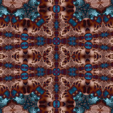 Kusursuz soyut desen. Kusursuz soyut bir arkaplan. Kaotik doku. Mandala