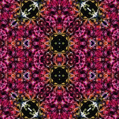 Kusursuz soyut desen. Kusursuz soyut bir arkaplan. Kaotik doku. Mandala