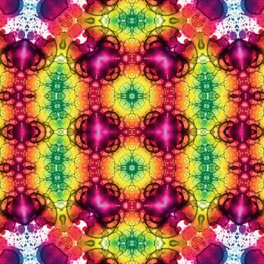 Kusursuz soyut desen. Kusursuz soyut bir arkaplan. Kaotik doku. Mandala