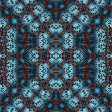 Kusursuz soyut desen. Kusursuz soyut bir arkaplan. Kaotik doku. Mandala