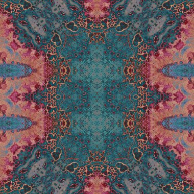 Kusursuz soyut desen. Kusursuz soyut bir arkaplan. Kaotik doku. Mandala