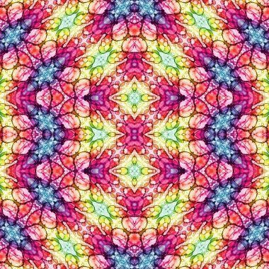 Kusursuz soyut desen. Kusursuz soyut bir arkaplan. Kaotik doku. Mandala