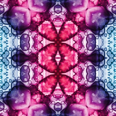 Kusursuz soyut desen. Kusursuz soyut bir arkaplan. Kaotik doku. Mandala