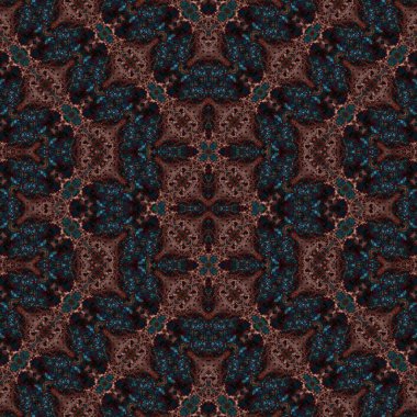 Kusursuz soyut desen. Kusursuz soyut bir arkaplan. Kaotik doku. Mandala