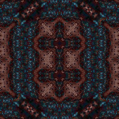 Kusursuz soyut desen. Kusursuz soyut bir arkaplan. Kaotik doku. Mandala