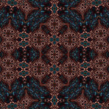 Kusursuz soyut desen. Kusursuz soyut bir arkaplan. Kaotik doku. Mandala