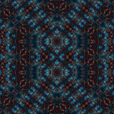 Kusursuz soyut desen. Kusursuz soyut bir arkaplan. Kaotik doku. Mandala