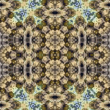 Kusursuz soyut desen. Kusursuz soyut bir arkaplan. Kaotik doku. Mandala