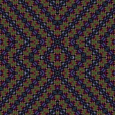 Kusursuz soyut desen. Kusursuz soyut bir arkaplan. Kaotik doku. Mandala