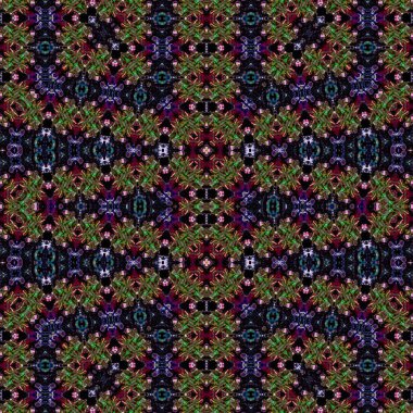 Kusursuz soyut desen. Kusursuz soyut bir arkaplan. Kaotik doku. Mandala