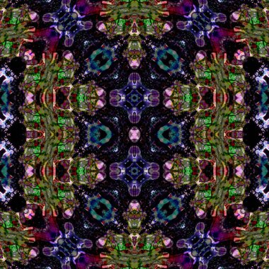 Kusursuz soyut desen. Kusursuz soyut bir arkaplan. Kaotik doku. Mandala