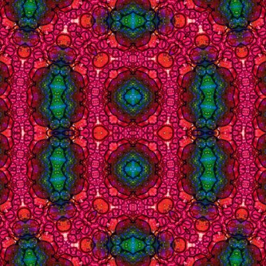 Kusursuz soyut desen. Kusursuz soyut bir arkaplan. Kaotik doku. Mandala