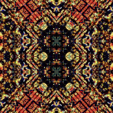 Kusursuz soyut desen. Kusursuz soyut bir arkaplan. Kaotik doku. Mandala