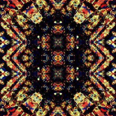 Kusursuz soyut desen. Kusursuz soyut bir arkaplan. Kaotik doku. Mandala