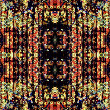 Kusursuz soyut desen. Kusursuz soyut bir arkaplan. Kaotik doku. Mandala