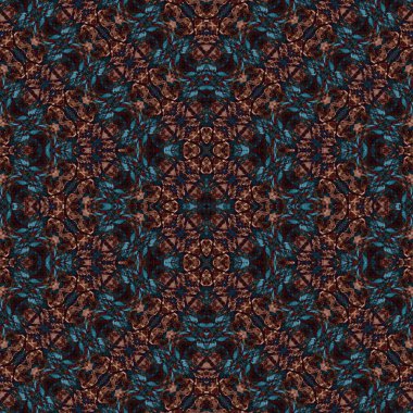 Kusursuz soyut desen. Kusursuz soyut bir arkaplan. Kaotik doku. Mandala