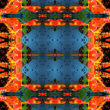 Kusursuz soyut desen. Kusursuz soyut bir arkaplan. Kaotik doku. Mandala