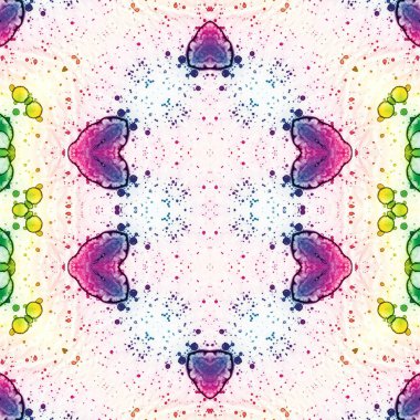 Kusursuz soyut desen. Kusursuz soyut bir arkaplan. Kaotik doku. Mandala