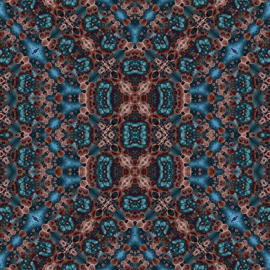 Kusursuz soyut desen. Kusursuz soyut bir arkaplan. Kaotik doku. Mandala