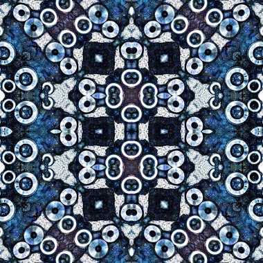 Kusursuz soyut desen. Kusursuz soyut bir arkaplan. Kaotik doku. Mandala