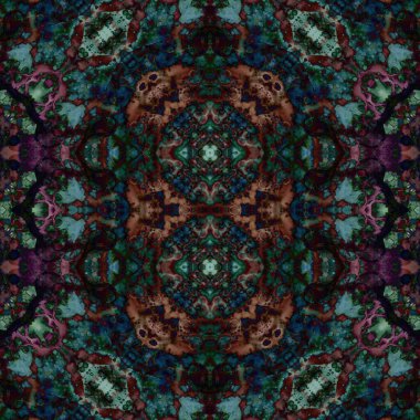 Kusursuz soyut desen. Kusursuz soyut bir arkaplan. Kaotik doku. Mandala