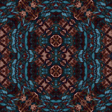 Kusursuz soyut desen. Kusursuz soyut bir arkaplan. Kaotik doku. Mandala