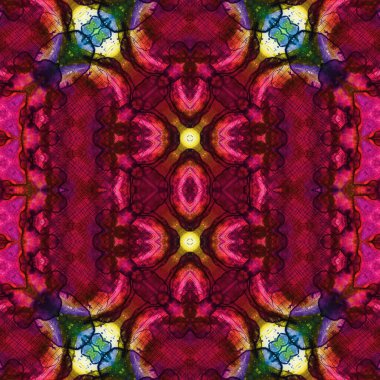 Kusursuz soyut desen. Kusursuz soyut bir arkaplan. Kaotik doku. Mandala