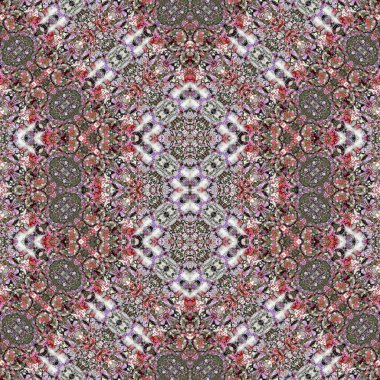 Kusursuz soyut desen. Kusursuz soyut bir arkaplan. Kaotik doku. Mandala