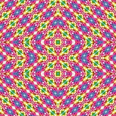 Kusursuz soyut desen. Kusursuz soyut bir arkaplan. Kaotik doku. Mandala