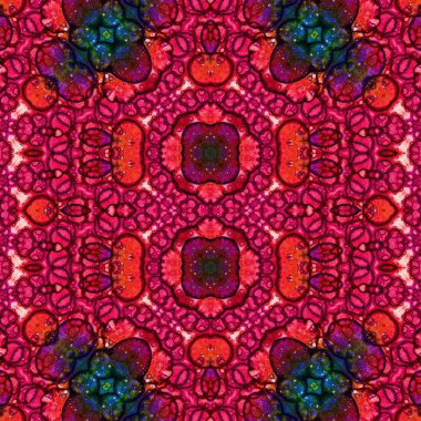 Kusursuz soyut desen. Kusursuz soyut bir arkaplan. Kaotik doku. Mandala