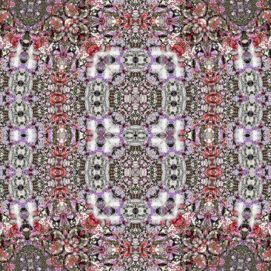 Kusursuz soyut desen. Kusursuz soyut bir arkaplan. Kaotik doku. Mandala