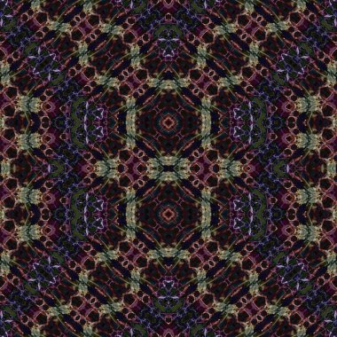 Kusursuz soyut desen. Kusursuz soyut bir arkaplan. Kaotik doku. Mandala