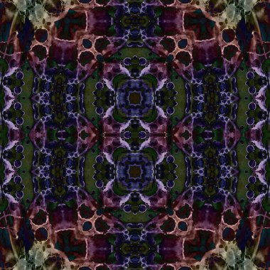 Kusursuz soyut desen. Kusursuz soyut bir arkaplan. Kaotik doku. Mandala