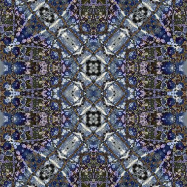 Kusursuz soyut desen. Kusursuz soyut bir arkaplan. Kaotik doku. Mandala