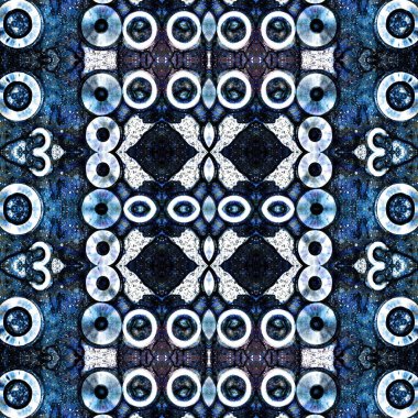 Kusursuz soyut desen. Kusursuz soyut bir arkaplan. Kaotik doku. Mandala