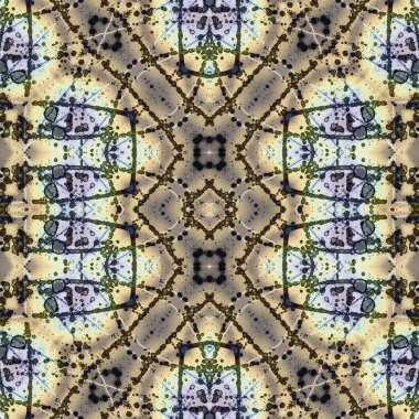 Kusursuz soyut desen. Kusursuz soyut bir arkaplan. Kaotik doku. Mandala