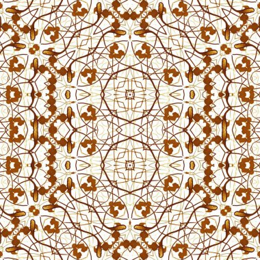 Kusursuz soyut desen. Kusursuz soyut bir arkaplan. Kaotik doku. Mandala