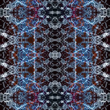 Kusursuz soyut desen. Kusursuz soyut bir arkaplan. Kaotik doku. Mandala