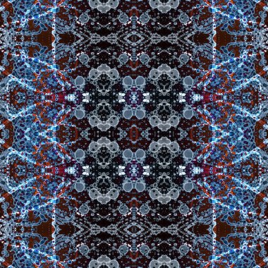 Kusursuz soyut desen. Kusursuz soyut bir arkaplan. Kaotik doku. Mandala